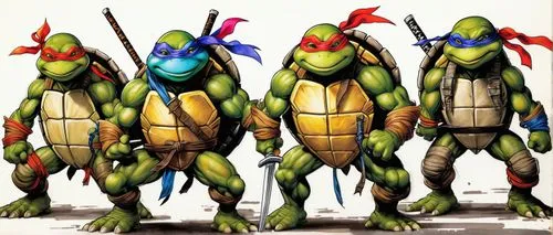 tmnt,turtles,raph,tortugas,terrapins,raphael,Illustration,Paper based,Paper Based 03