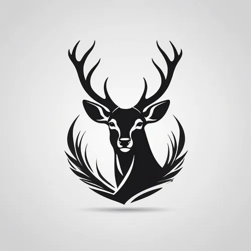 dribbble logo,dribbble icon,dribbble,deer illustration,bucks,buck antlers,stag,elk,buffalo plaid antlers,manchurian stag,antler velvet,red deer,antler,whitetail buck,deer bull,whitetail,deer,blackbuck,antlers,buck,Unique,Design,Logo Design