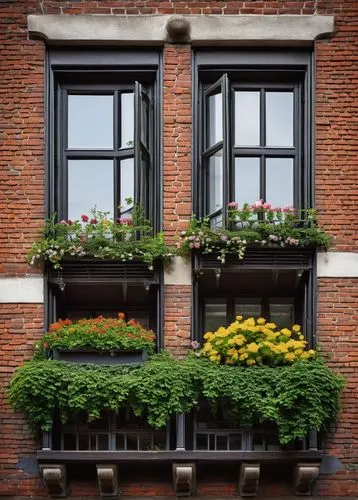 row of windows,old windows,window with shutters,window frames,ventanas,flower boxes,windows,balconies,french windows,wooden windows,corner flowers,windowpanes,balcones,window,window front,lattice windows,fenestration,windows wallpaper,window with grille,block balcony,Photography,Documentary Photography,Documentary Photography 24