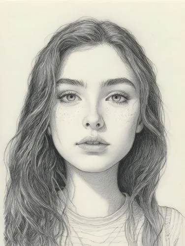 pencil drawing,girl portrait,girl drawing,pencil drawings,graphite,pencil and paper,Illustration,Black and White,Black and White 13