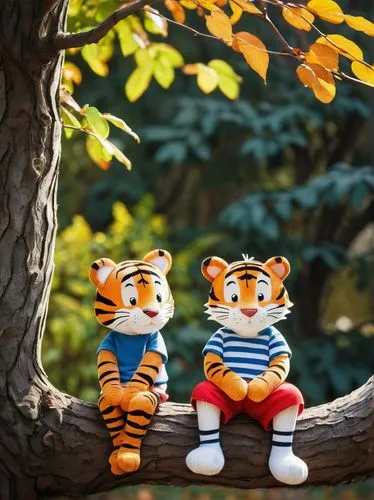 fall animals,woodland animals,cartoon forest,tigers,plush figures,autumn background,seasonal autumn decoration,cats in tree,autumn decoration,forest animals,tigger,fall picture frame,chinese tree chipmunks,autumn photo session,autumn theme,animal kingdom,autumn decor,whimsical animals,autumn forest,happy children playing in the forest,Photography,Artistic Photography,Artistic Photography 10