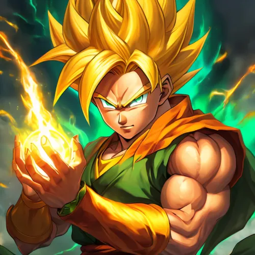 cleanup,goku,son goku,fire background,vegeta,aa,defense,aaa,takikomi gohan,power icon,patrol,dragonball,shallot,dragon ball,trunks,spark fire,toori,super cell,cg artwork,dragon ball z