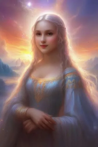 fantasy portrait,celtic woman,aurora,fantasy picture,mystical portrait of a girl,celtic queen,elsa,merida,world digital painting,portrait background,rapunzel,the snow queen,romantic portrait,fantasy art,fantasia,white rose snow queen,cg artwork,luminous,fantasy woman,show off aurora,Illustration,Realistic Fantasy,Realistic Fantasy 01