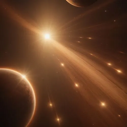 an artist's impression of a planet from the sun and stars,solar eclipse,sunburst background,eclipse,rings,eclipses,monocerotis,Photography,General,Natural