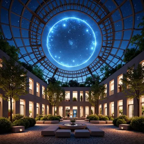 sky space concept,circumlunar,blue spheres,orb,glass sphere,cosmosphere,sky apartment,toroidal,graecorum,moon and star background,courtyard,orrery,omni,atrium,starscape,monocerotis,conchoidal,glass ball,atriums,silico