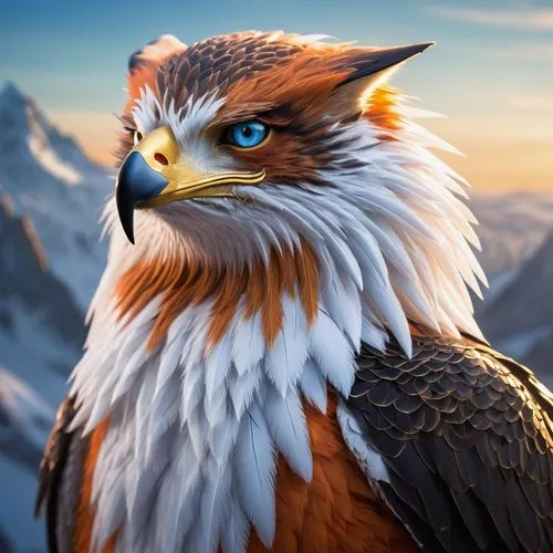 portrait of a rock kestrel,gryphon,new zealand falcon,hawk animal,steppe eagle,mountain hawk eagle,mongolian eagle,eagle illustration,red tailed kite,falcon,bird of prey,eagle eastern,eagle vector,eagle,red kite,kestrel,saker falcon,bearded vulture,ferruginous hawk,siberian owl,Conceptual Art,Sci-Fi,Sci-Fi 20