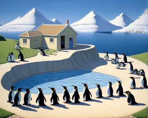 emperor penguins,penguins,donkey penguins,african penguins,pinguine,king penguins,Conceptual Art,Daily,Daily 27