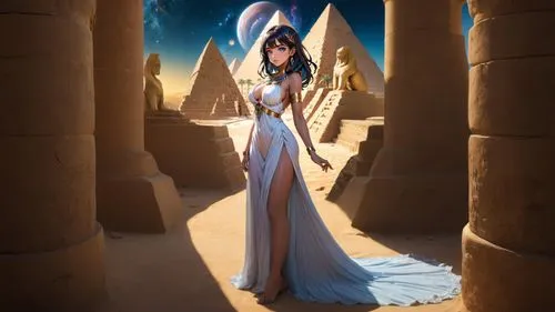 khnum,ancient egyptian girl,asherah,nephthys,akhenaten,neferhotep