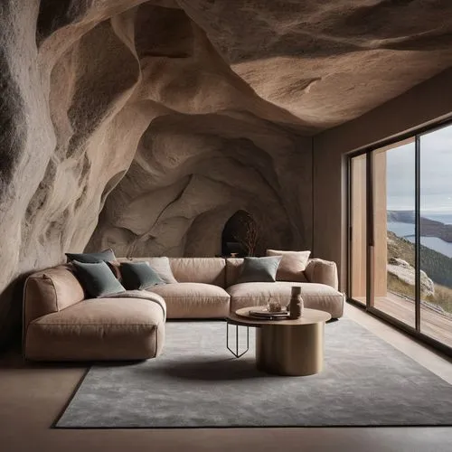 natuzzi,minotti,dunes house,modern minimalist lounge,sandstone wall,amanresorts,snohetta,livingroom,living room,sandstone,travertine,rockshelter,vitra,mahdavi,sofaer,scandinavian style,sandstone rocks,dolomite,alpine style,sandrock,Photography,General,Natural