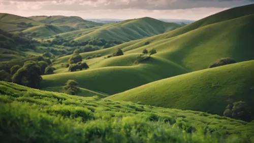 green landscape,rolling hills,tea plantations,tea field,hills,green fields,aaa,grasslands,green meadow,grassland,the hills,green wallpaper,tea plantation,mountain pasture,mountainous landscape,hillsides,green grass,nature landscape,landscape nature,mountain slope,Photography,General,Cinematic