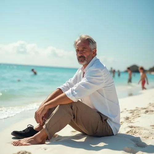 santa claus at beach,guccini,man at the sea,lula,benzarti,karpal