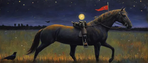 black horse,horseman,man and horses,constellation unicorn,fire horse,painted horse,horse-heal,sagittarius,bronze horseman,christmas horse,two-horses,unicorn art,laughing horse,hobbyhorse,constellation centaur,bethlehem star,golden unicorn,horse,equestrian,horsehead,Illustration,Abstract Fantasy,Abstract Fantasy 15