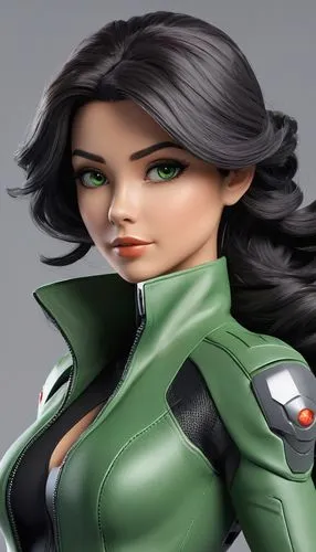 eldena,hal,rogue,hela,shego,cyberforce,Unique,3D,3D Character