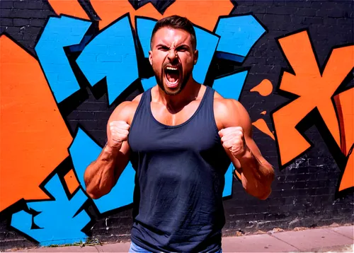 yawning,roar,buy crazy bulk,to roar,arms,muscle icon,skillet,kettlebells,muscles,diet icon,roaring,brick wall background,kettlebell,rage,street workout,crazy bulk,bodypump,biceps,yawns,wolverine,Conceptual Art,Graffiti Art,Graffiti Art 07