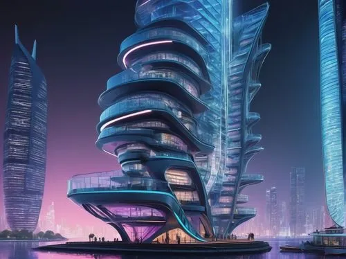 futuristic architecture,largest hotel in dubai,futuristic landscape,arcology,dubay,dubia,dubai marina,dubai,tallest hotel dubai,futuristic,futuristic art museum,mubadala,escala,urban towers,cyberport,cybercity,vdara,the energy tower,jumeirah,doha,Illustration,Realistic Fantasy,Realistic Fantasy 19