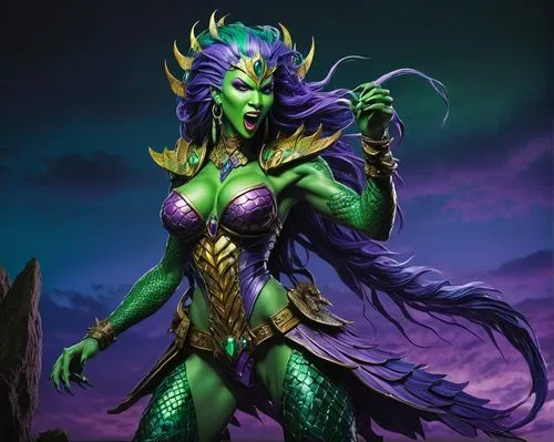 shadrake,elashyi,demona,iskar,devora,lilandra,hela,lalazarian,varya,medusa gorgon,destoroyah,niroshan,shadowpact,gamora,fel,angantyr,thundra,demonata,enchantress,repulsa,Illustration,American Style,American Style 01