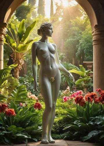 secret garden of venus,botero,girl in the garden,garden statues,garden of eden,garden sculpture,woman sculpture,garden ornament,antinous,kykuit,naples botanical garden,giardino,mirosternus,venus,gardens,statuary,glyptotek,green garden,brookgreen gardens,rosarium,Photography,General,Realistic