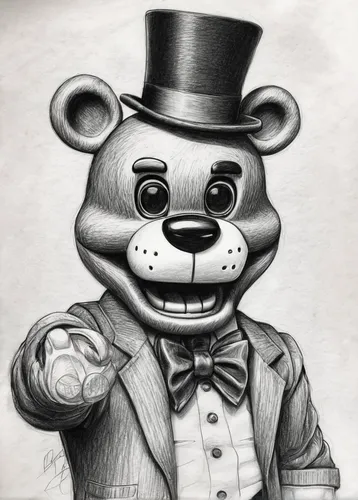 3d teddy,scandia bear,teddy-bear,left hand bear,ringmaster,teddybear,teddy,bear teddy,teddy bear,bear,mascot,pencil drawing,teddy bear crying,gentlemanly,pencil art,pencil drawings,coloring picture,butler,vintage drawing,great bear,Illustration,Black and White,Black and White 30