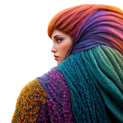 gradient mesh,colorful spiral,triss,derivable,fantasy portrait,cloak,danaus,transistor,gradient effect,colourist,rainbow waves,shader,celosia,world digital painting,photo manipulation,vibrance,colorist,color feathers,bifrost,colorful light,Conceptual Art,Fantasy,Fantasy 18