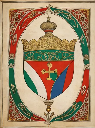 heraldic shield,heraldic,heraldry,the order of cistercians,crest,coat of arms,coat arms,national coat of arms,heraldic animal,emblem,the portuguese,escutcheon,tri-color,grand anglo-français tricolore,coats of arms of germany,parchment,circular ornament,vatican city flag,national emblem,augsburg,Illustration,Realistic Fantasy,Realistic Fantasy 42