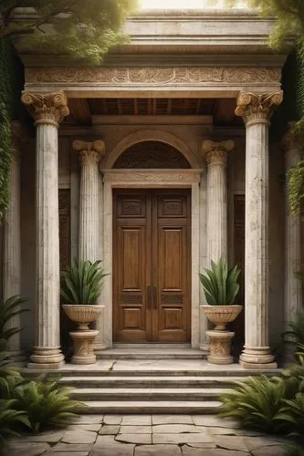 garden door,house entrance,neoclassical,ancient house,artemis temple,doorway,greek island door,entrances,doorways,neoclassic,the threshold of the house,doors,greek temple,house with caryatids,entrada,neoclassicist,front door,doorkeepers,the door,entranceways,Conceptual Art,Graffiti Art,Graffiti Art 10