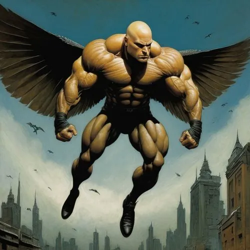 hawkman,zauriel,gyrich,kryptarum-the bumble bee,the archangel,cowl vulture,hourman,archangel,draiman,hawkworld,daken,angelico,aguiluz,bisley,darkhawk,latifi,hawkgirl,mantlo,kubert,quitely,Illustration,Realistic Fantasy,Realistic Fantasy 29