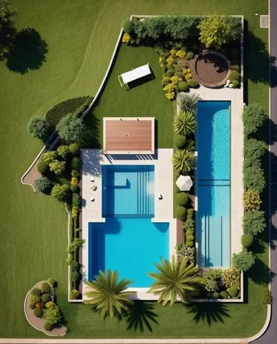 make it more modern for the landscape with swimming poll   ,pool house,swimming pool,outdoor pool,dug-out pool,private estate,piscina,bendemeer estates,swim ring,residencial,luxury property,roof top p