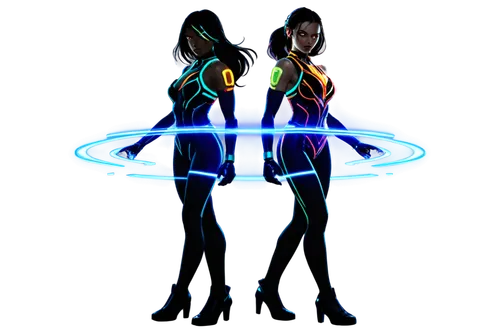 tron,gemini,hologram,venusians,telepaths,holograms,cyberrays,two people,futurians,neon human resources,auras,biotic,archons,holography,emitters,cyberangels,celestials,couple silhouette,archangels,derivable,Conceptual Art,Fantasy,Fantasy 26