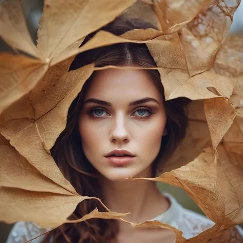 girl in a wreath,leafed through,brown hat,autumnal,autumn leaf paper,autumn leaves,autumn gold,magnolia,autumn leaf,brown leaf,autumnal leaves,dryad,linden blossom,flora,bonnet,gold leaves,fall leaf,marie leaf,autumn photo session,headpiece,Photography,General,Commercial