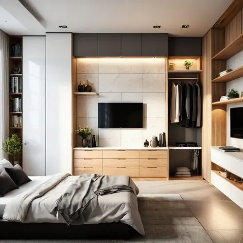 modern room,modern decor,tv cabinet,room divider,smart home,contemporary decor,interior modern design,modern style,shared apartment,loft,bedroom,apartment,modern living room,walk-in closet,an apartment,livingroom,entertainment center,interior design,home interior,bonus room,Photography,General,Natural