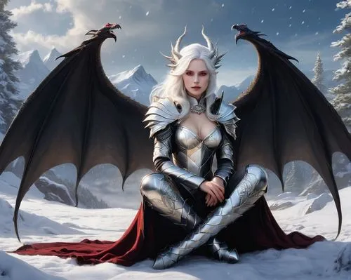 dark elf,saturnyne,elenore,demoness,the snow queen,suit of the snow maiden,Photography,General,Natural