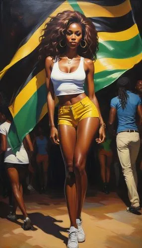 trenchtown,oil painting on canvas,amandla,semenya,soca,ofili,ashantigold,oil on canvas,runnings,barbadians,bacchanal,jamaicans,bafana,dancehall,liberian,liberations,phumaphi,azania,kumasi,liberians,Conceptual Art,Fantasy,Fantasy 19