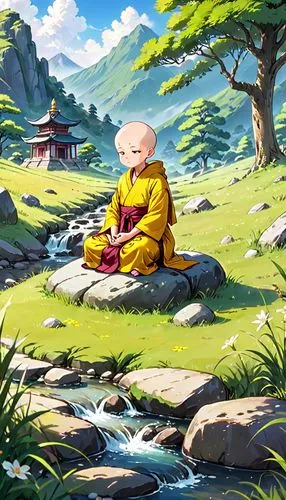 tea zen,monk,buddhist monk,monks,buddhists monks,bhikkhunis,rahula,dogen,zazen,meditation,meditator,bhikkhuni,zen,meditating,meditate,roshi,buddist,meditated,tranquil,buddhist,Anime,Anime,Traditional