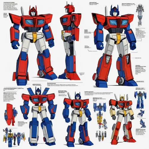 transformers generation 1 all autobots in robot form,mg f / mg tf,transformers,gundam,topspin,butomus,transformer,model kit,decepticon,erbore,sky hawk claw,cover parts,metal toys,red-blue,mg j-type,bl