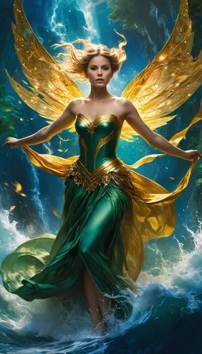 sirene,sirena,amphitrite,frigga,celtic woman,fantasy picture,Conceptual Art,Fantasy,Fantasy 05