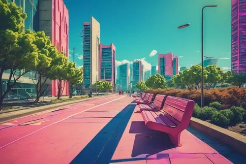 colorful city,futuristic landscape,megapolis,city highway,city scape,microdistrict,pink city,superhighways,cybercity,fantasy city,suburbanized,city trans,urban landscape,citydev,autopia,urbanworld,virtual landscape,business district,cityview,walkability,Conceptual Art,Sci-Fi,Sci-Fi 27