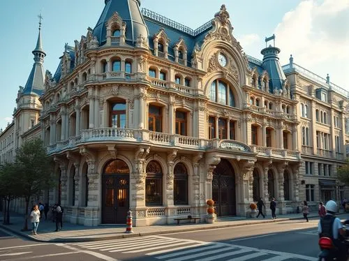 montpellier,french building,bordeaux,cassation,casa fuster hotel,mairie,sorbonne,llotja,haussman,metz,hotel de cluny,samaritaine,epernay,haussmann,hakeim,grand hotel europe,vendome,conservatoire,camondo,aix,Photography,General,Realistic