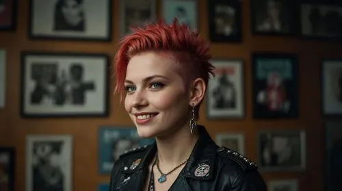 pixie-bob,rockabilly style,mohawk,punk,pixie,rockabilly,harley,mohawk hairstyle,red hair,red-haired,pompadour,redhair,killer smile,tori,rockabella,punk design,nora,red head,quiff,lindsey stirling