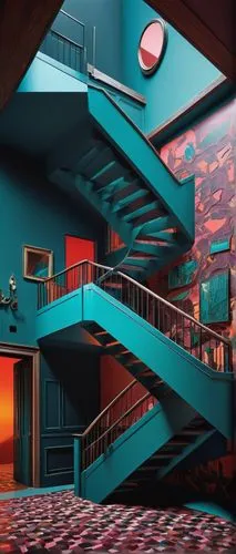 escher,vertigo,suspiria,stairwell,escaleras,an apartment,staircase,fractal environment,isometric,stairwells,staircases,cyberscene,apartment block,lofts,sedensky,savoye,3d fantasy,depero,escalera,futuristic art museum,Photography,Documentary Photography,Documentary Photography 14