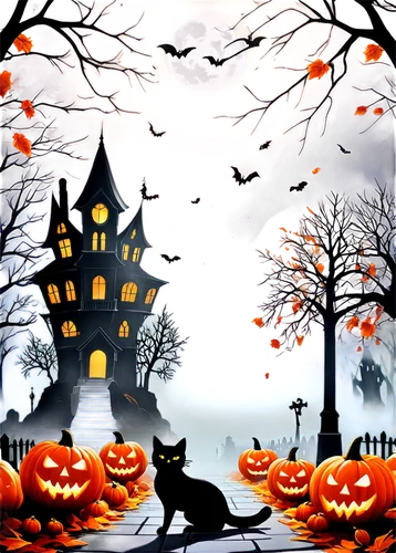 halloween background,halloween border,halloween poster,halloween scene,halloween illustration,halloween wallpaper,halloween frame,samhain,halloween vector character,autumn background,halloween banner,halloween cat,halloween,halloween black cat,halloween and horror,halloween silhouettes,retro halloween,haloween,october 31 halloween,happy halloween,Illustration,Vector,Vector 18