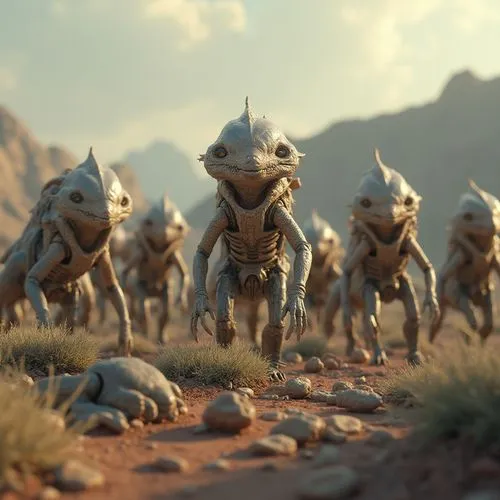 kosmus,warthogs,mogadorians,guards of the canyon,taun,ultraman,Photography,General,Realistic