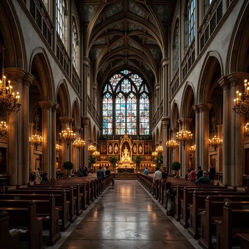 interior view,transept,interior,the interior,kerk,nave,sanctuary,presbytery,ecclesiatical,pieterskerk,aisle,ecclesiastical,cathedral,main organ,verkerk,reredos,niekerk,choir,altar,the cathedral