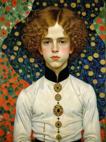 edwardian,klimley,casati,klimke,mucha,girl in flowers,portrait of a girl,suffragist,klimt,suffragette,girl in a wreath,klimts,auguste,frieseke,girl in the garden,young woman,markievicz,feydeau,young girl,gorman,Art,Artistic Painting,Artistic Painting 32