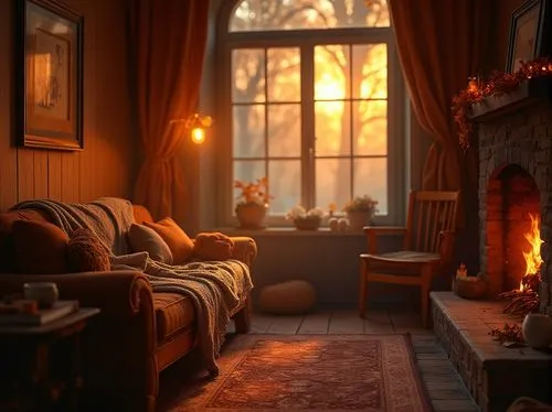 morning light,evening light,winter light,the evening light,evening atmosphere,warm and cozy,warmth,coziness,sitting room,evening sun,coziest,sunroom,golden light,winter window,livingroom,goldenlight,fireplaces,cozier,cosier,fireplace,Photography,General,Realistic