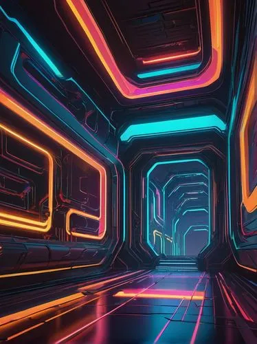 ufo interior,cinema 4d,futuristic landscape,spaceship space,futuristic,3d background,abstract retro,light track,3d car wallpaper,tunnel,scifi,4k wallpaper,cyberspace,passage,light space,sci - fi,sci-fi,warp,3d,sky space concept,Illustration,Realistic Fantasy,Realistic Fantasy 44