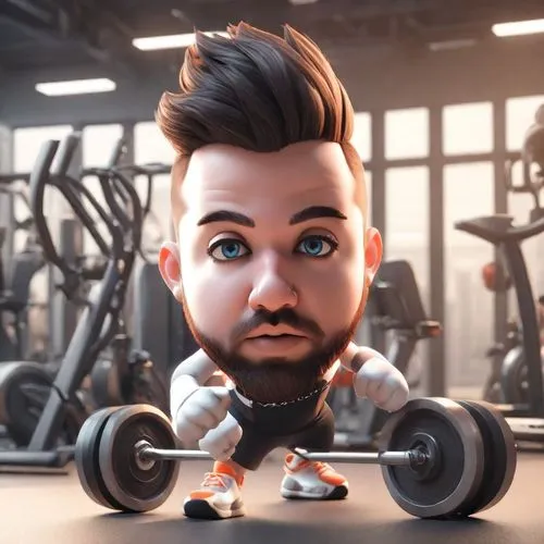 fitness coach,fitness professional,strongman,workout icons,personal trainer,dumbell,fitness model,dumbbell,body-building,weightlifting machine,sculpt,fitness room,muscle man,fitness center,pubg mascot,muscle icon,workout items,cute cartoon character,weightlifter,dumbbells,Digital Art,3D