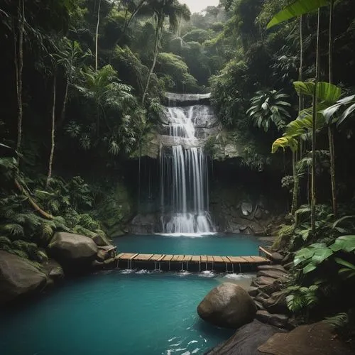 green waterfall,costa rica,brown waterfall,tropical jungle,vanuatu,waterfalls,water falls,waterfall,tropical forest,samoa,bali,water fall,kauai,rainforests,jamaica,korowai,rainforest,huaorani,paraiso,tropical greens,Photography,Documentary Photography,Documentary Photography 08