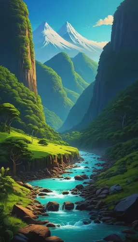 mountain landscape,mountainous landscape,mountain scene,landscape background,fantasy landscape,mountain world,japanese mountains,japanese alps,mountains,river landscape,mountain valleys,mountain slope,japan landscape,high landscape,mountain range,mountain valley,mountain,nature landscape,giant mountains,beautiful landscape,Conceptual Art,Sci-Fi,Sci-Fi 12