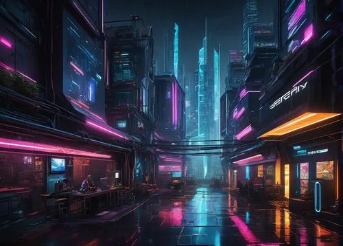 cyberpunk,cybercity,futuristic landscape,cybertown,cyberscene,futuristic,cityscape,bladerunner,cyberia,cyberport,cyberworld,polara,metropolis,fantasy city,neon arrows,scifi,synth,colorful city,futurist,sci - fi,Art,Classical Oil Painting,Classical Oil Painting 26