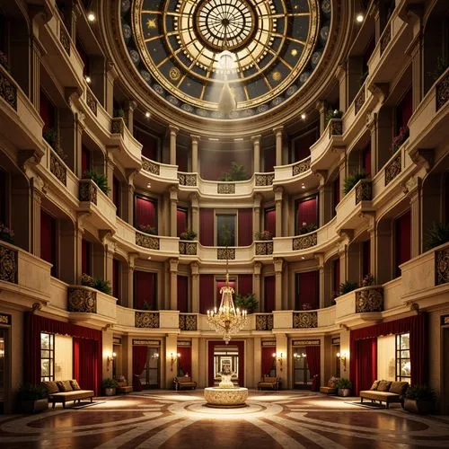 cochere,musical dome,rotunda,the center of symmetry,emporium,rotundas,atrium,venetian hotel,atriums,capitol,empty interior,symmetrical,grandcourt,sapienza,galleria,empty hall,panopticon,old opera,pantheon,3d render